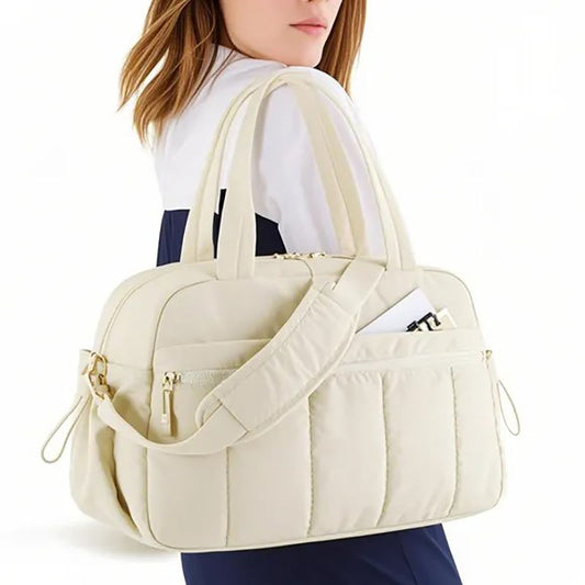 Duffel Bag - Sports Tote Toiletry Organizer & Crossbody Strap