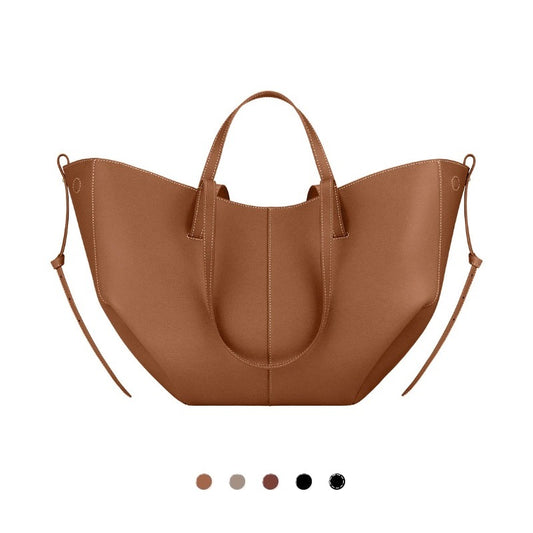 Niche Spacious Leather Tote Bag