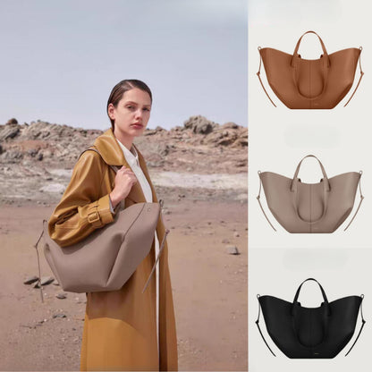 Niche Spacious Leather Tote Bag