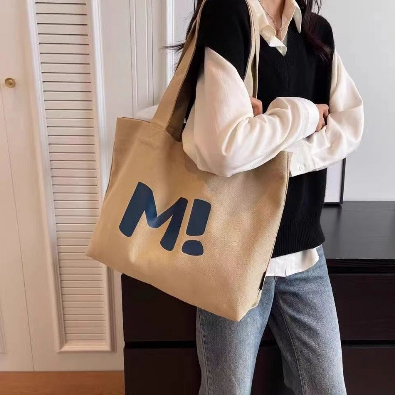Canvas Tote Bag Large Capacity Shopping Bag