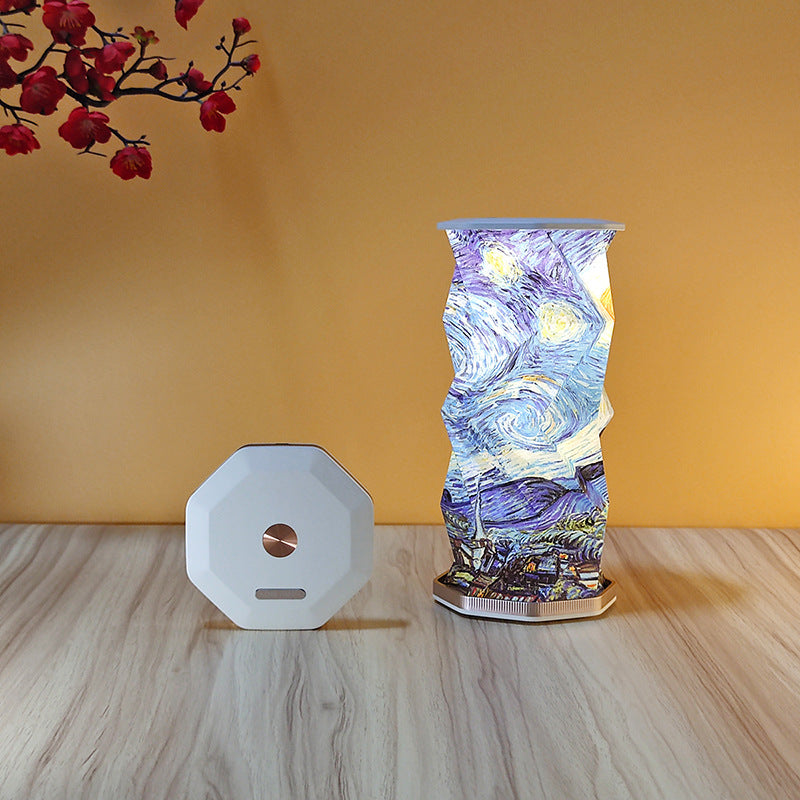 Moodveil Foldable Rotating LED Lamp
