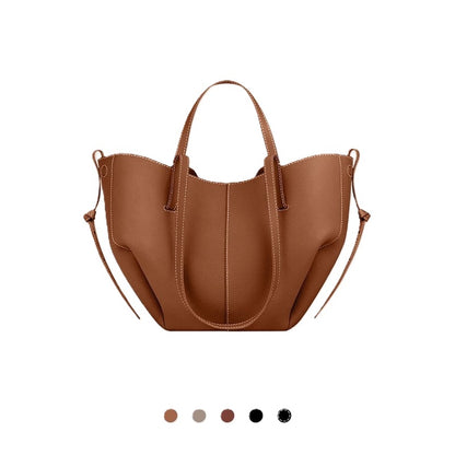 Niche Spacious Leather Tote Bag