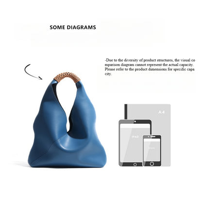 Hobo Bag in Anti-Wrinkle Vegan Leather Shoulder Purse