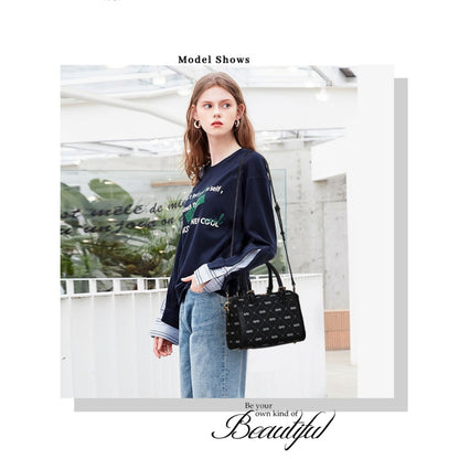 Vegan Leather Handbag Casual Shoulder Bag