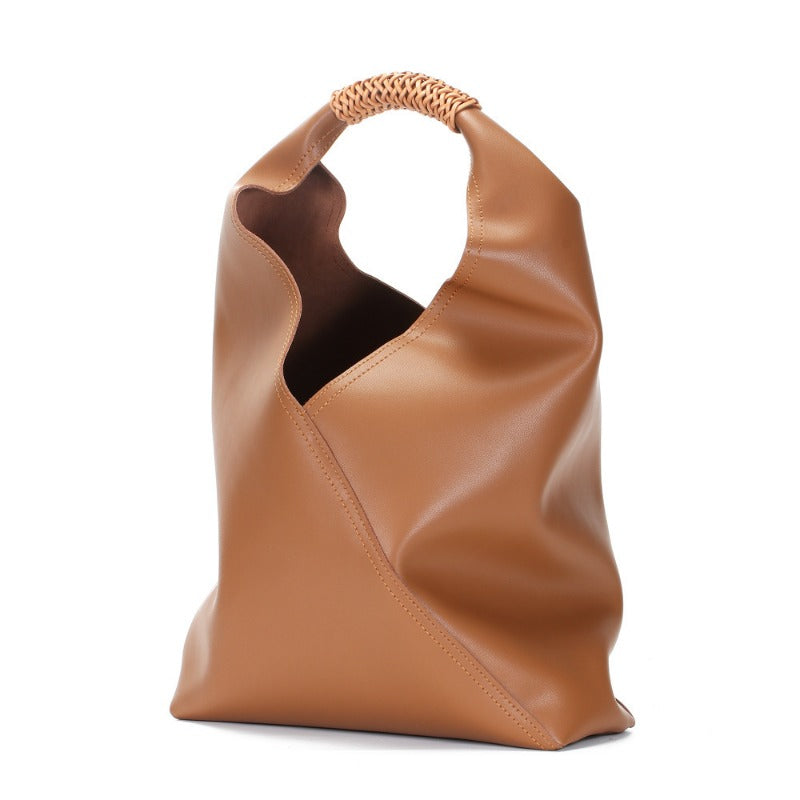 Hobo Bag in Anti-Wrinkle Vegan Leather Shoulder Purse