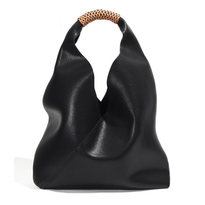 Hobo Bag in Anti-Wrinkle Vegan Leather Shoulder Purse