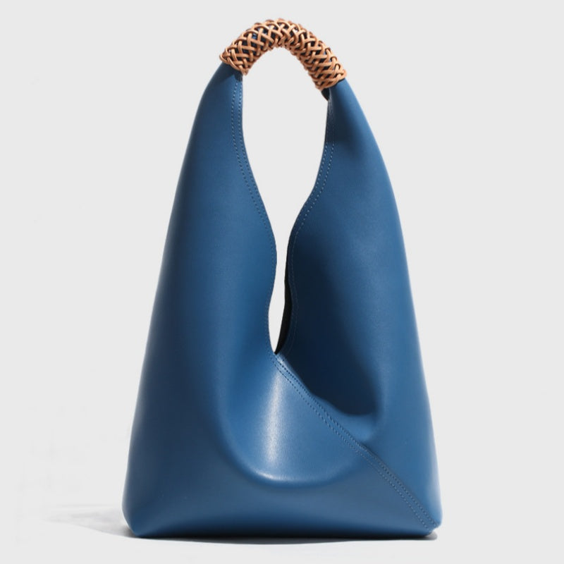 Hobo Bag in Anti-Wrinkle Vegan Leather Shoulder Purse