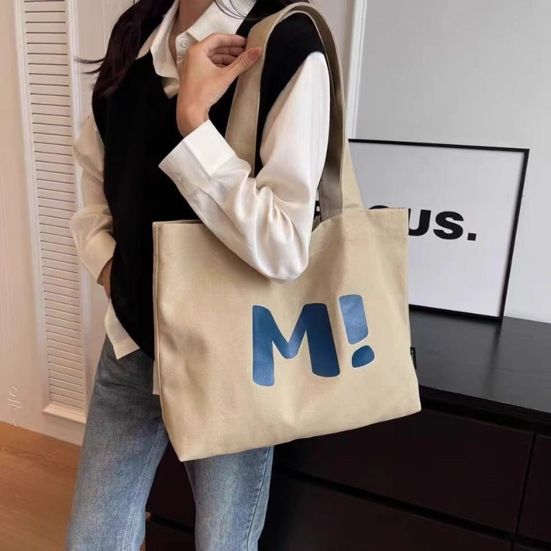 Canvas Tote Bag Large Capacity Shopping Bag
