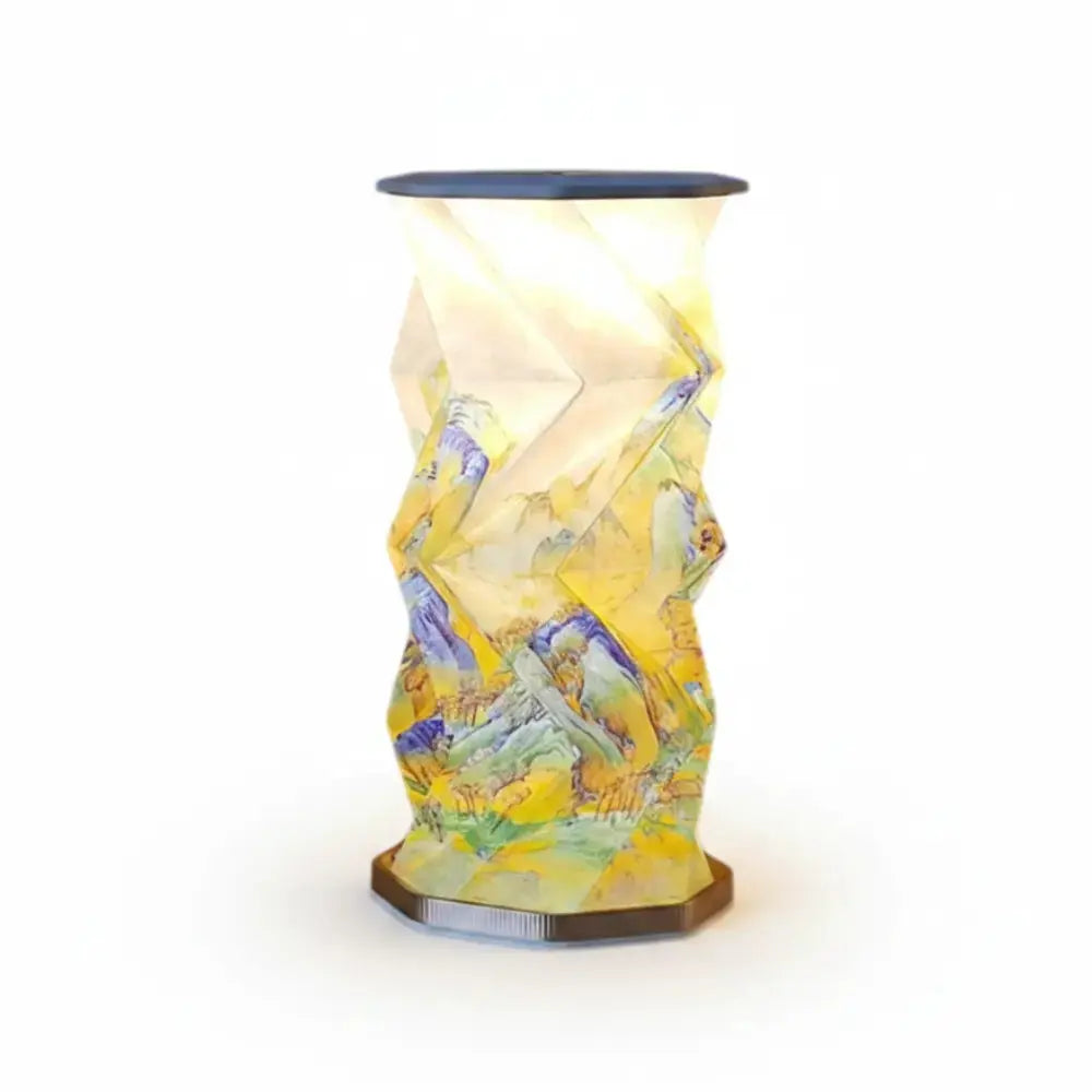Moodveil Artistic Foldable Lamp – A Thousand Miles Edition, Chinese landscape art ambient lamp
