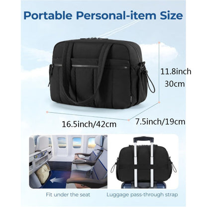Duffel Bag - Sports Tote Toiletry Organizer & Crossbody Strap