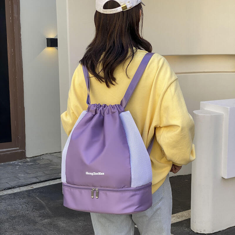 Lightweight Drawstring Outdoor Backpack