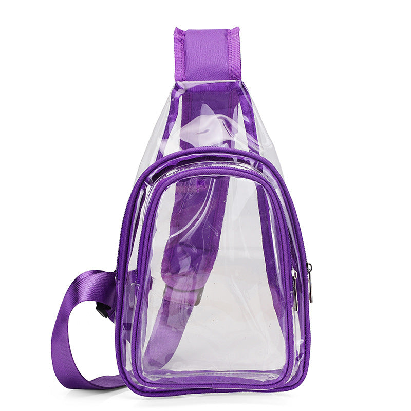 Mini Clear Chest Bag Compact Waterproof Organizer Pouch