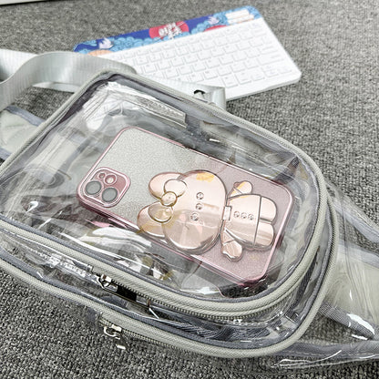 Mini Clear Chest Bag Compact Waterproof Organizer Pouch
