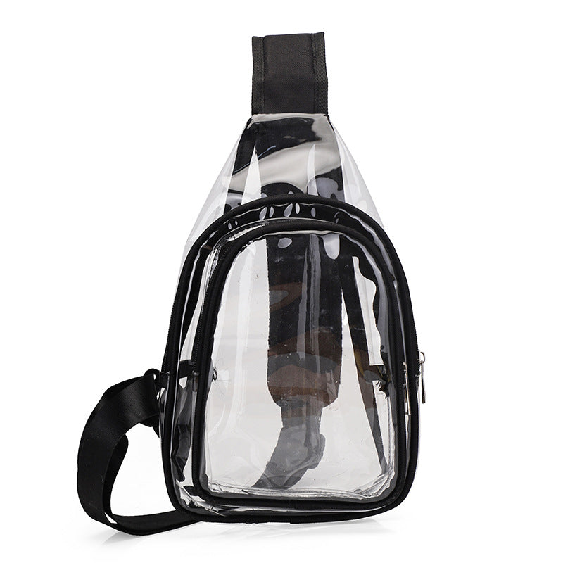 Mini Clear Chest Bag Compact Waterproof Organizer Pouch