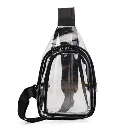 Mini Clear Chest Bag Compact Waterproof Organizer Pouch