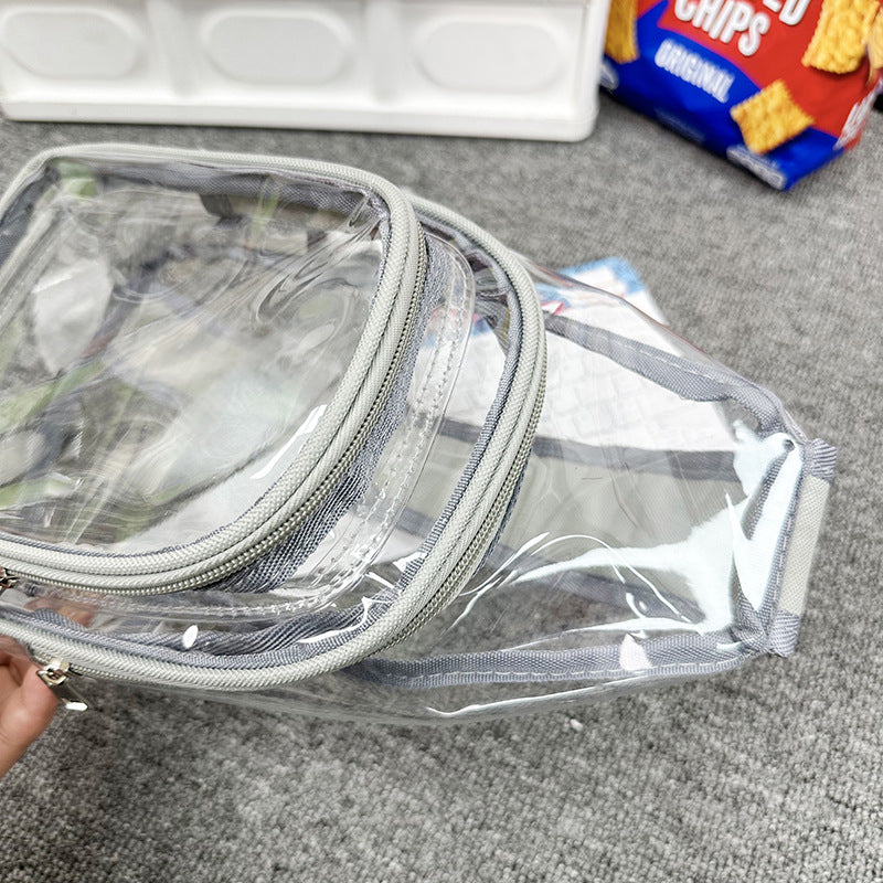 Mini Clear Chest Bag Compact Waterproof Organizer Pouch
