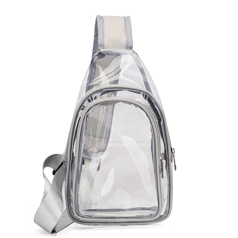 Mini Clear Chest Bag Compact Waterproof Organizer Pouch