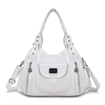 Shoulder Bag Stylish Crossbody Leopard & Plaid Purse