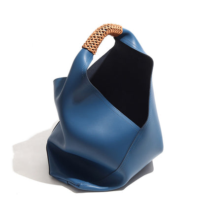 Hobo Bag in Anti-Wrinkle Vegan Leather Shoulder Purse