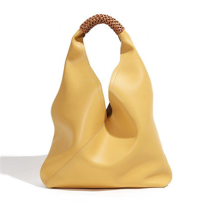 Hobo Bag in Anti-Wrinkle Vegan Leather Shoulder Purse