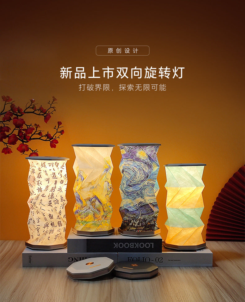 Moodveil Foldable Rotating LED Lamp