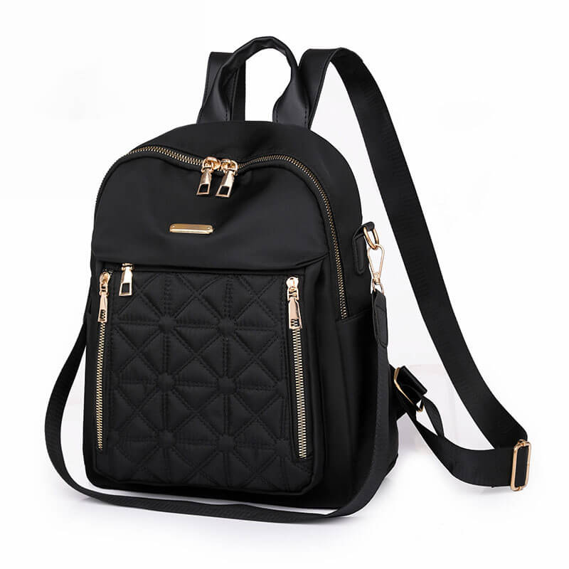 Plaid Backpack Water-Repellent Travel Backpack