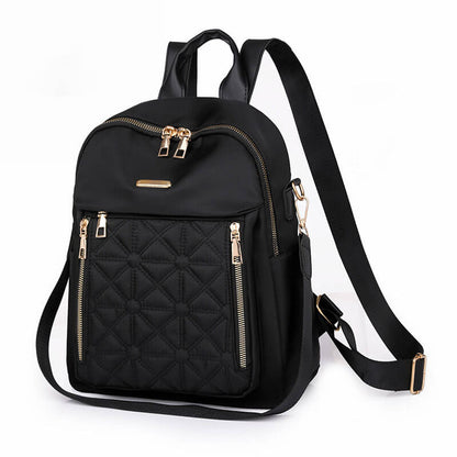 Plaid Backpack Water-Repellent Travel Backpack