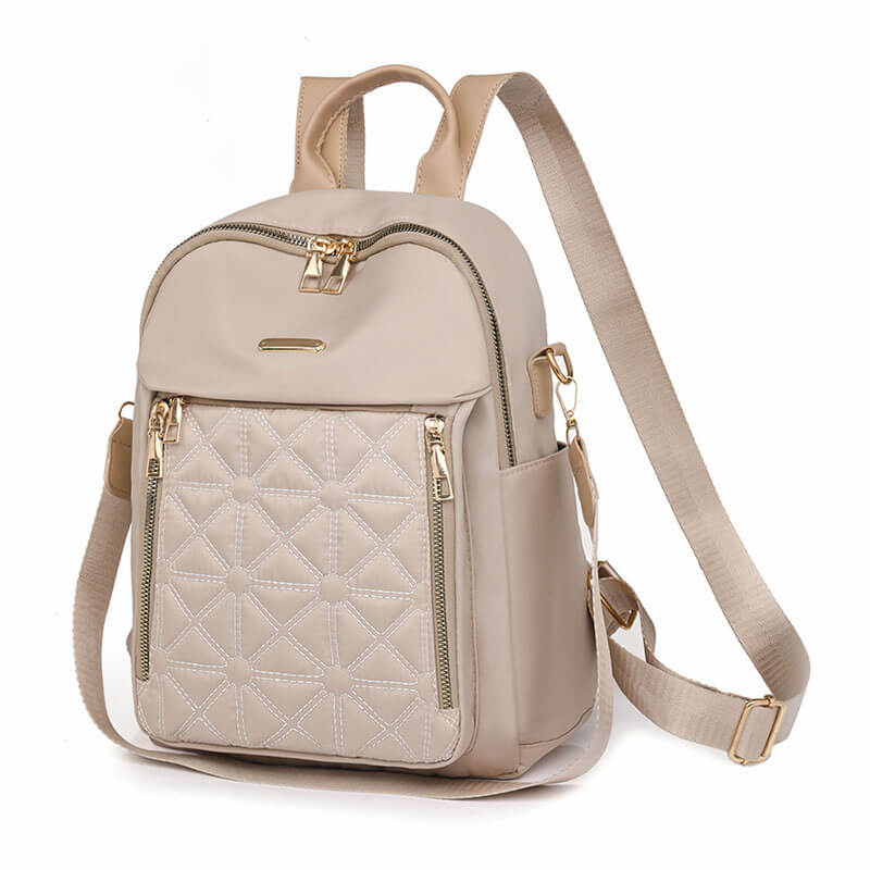 Plaid Backpack Water-Repellent Travel Backpack