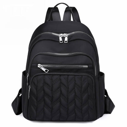 Simple Commuting Casual Oxford Backpack Travel Backpack