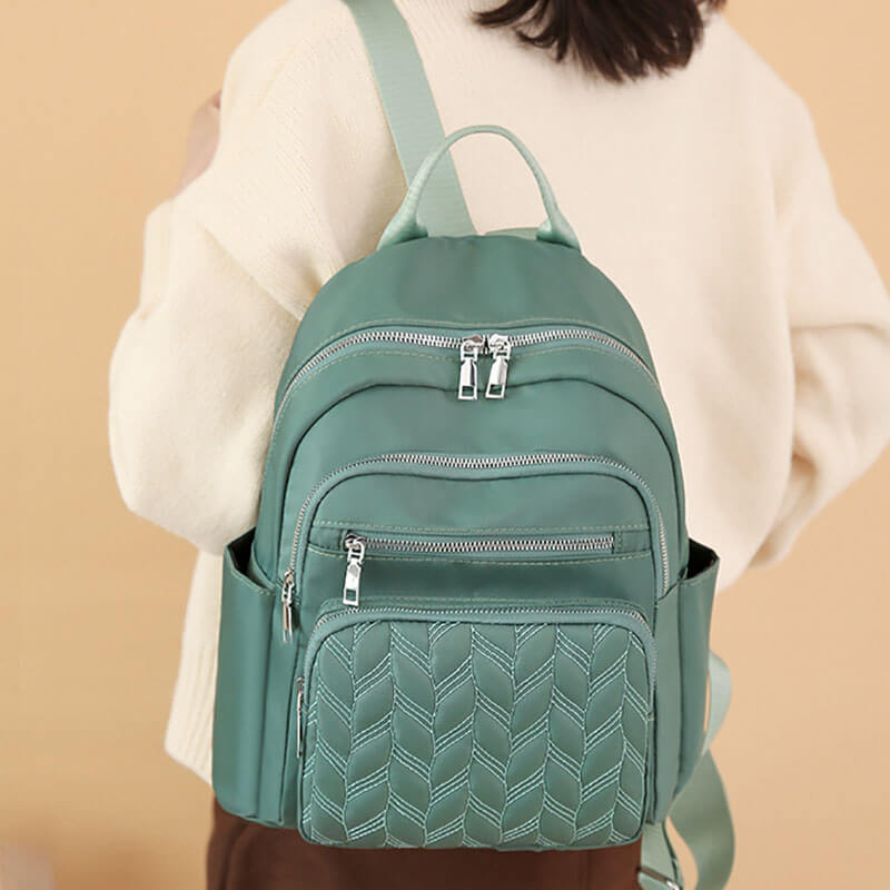 Simple Commuting Casual Oxford Backpack Travel Backpack