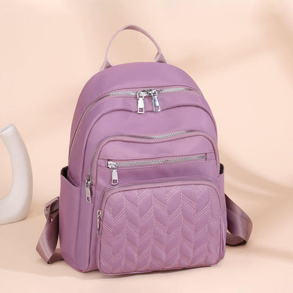 Simple Commuting Casual Oxford Backpack Travel Backpack