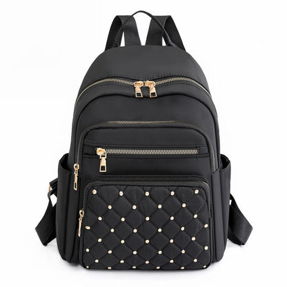 Solid Color Diamond Fashion Backpack