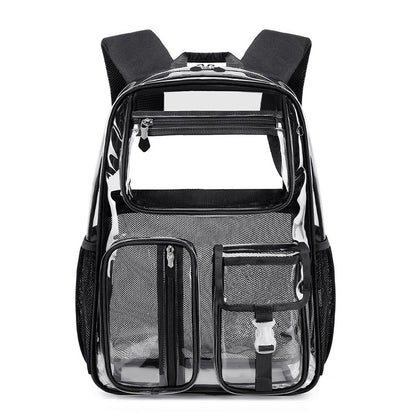 Transparent TPU Jelly Student Backpack