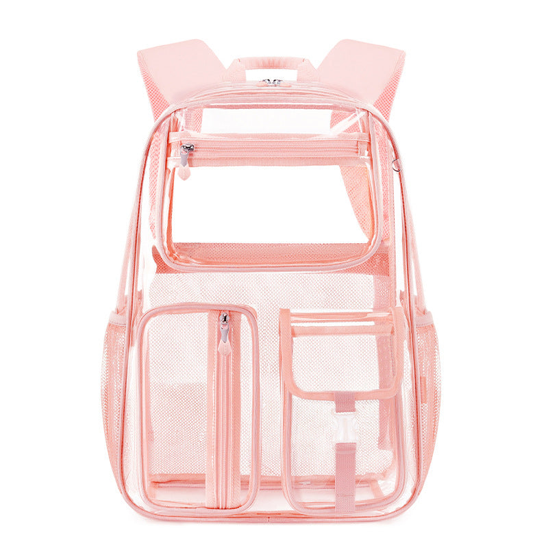 Transparent TPU Jelly Student Backpack