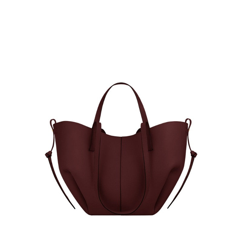 Niche Spacious Leather Tote Bag