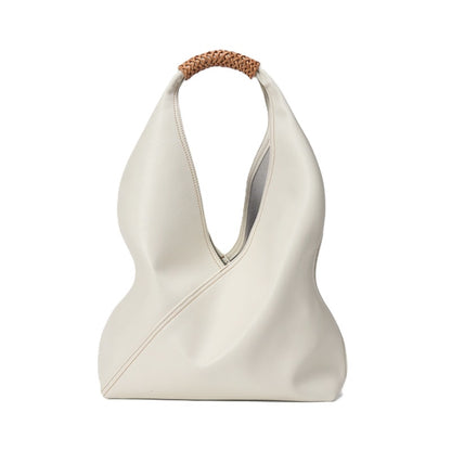 Hobo Bag in Anti-Wrinkle Vegan Leather Shoulder Purse