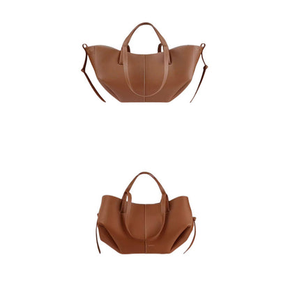 Niche Spacious Leather Tote Bag