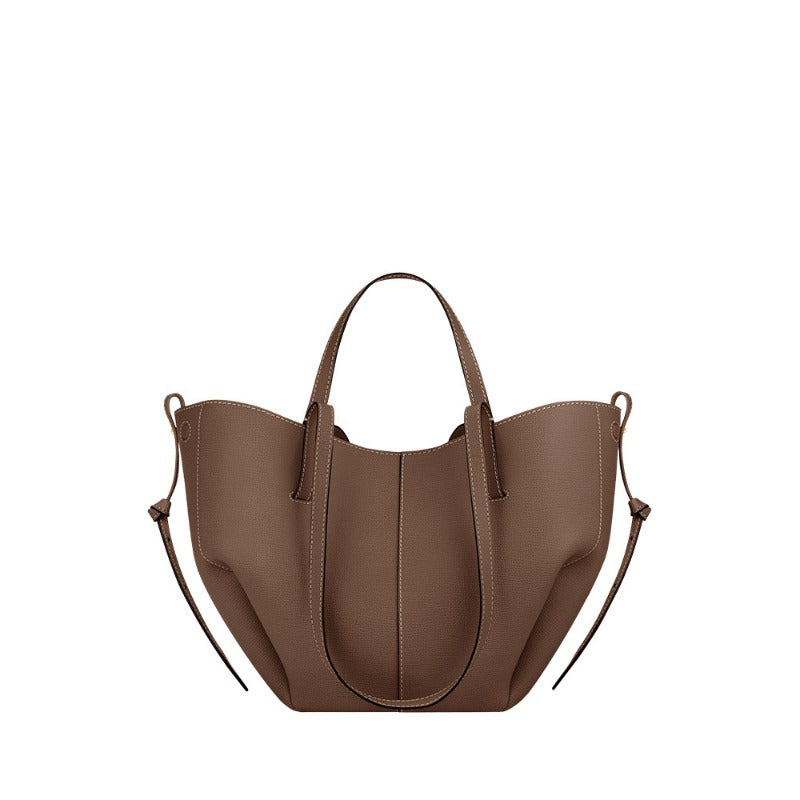Niche Spacious Leather Tote Bag