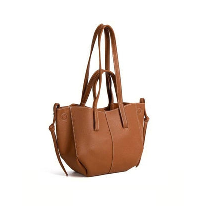 Niche Spacious Leather Tote Bag