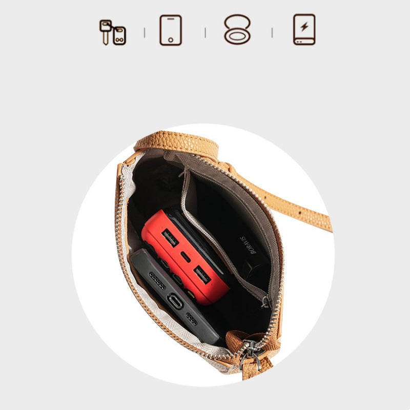 Mini Shoulder Bag Vegan Leather Crossbody Phone Bag